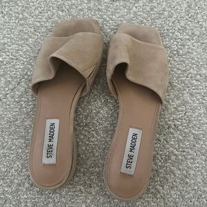 Steve Madden Tan Women's Slide Sandals